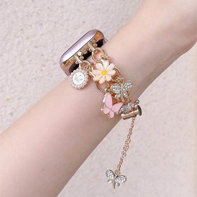 New Daisy Bracelet DIY, Suitable for Apple Watch 9, Xiaomi, Huawei, and Samsung Watches, with Watch Strap, Stylish