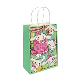 Cartoon Sanrio melody kulomi cinnamon dog gift bag shopping portable paper bag jewelry shop small gift bag