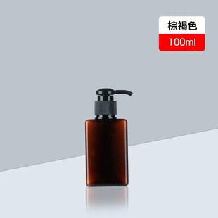 Фабрика спот 100MLPETG четырехсторонний насос бутылка для эмульсии Японский толстостенный шампунь для мытья рук