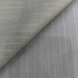 70 Wool Stripesd Navy Blue Stripes Single Uniform Professional Clothing Fabric Autumn and Winter Suit Fabric
