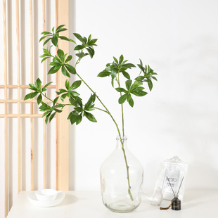 Artificial plant feel drunk leaf ins Internet celebrity decoration flower arrangement multi-leaf green plant decoration factory wholesale