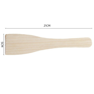 Factory wholesale 21cm paint-free wax-free spatula non-stick pot dormitory small pot special kitchen utensils mini wooden spatula