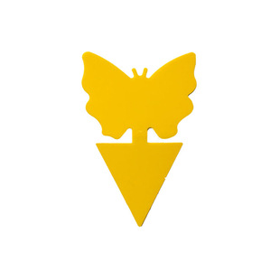 1 piece of butterfly-shaped two-sided flying insect trapping stickers to kill flies, mosquitoes, fly sticking paper, insect board, fly sticking