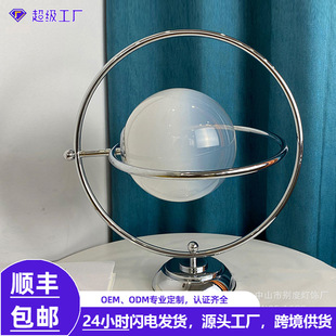 Factory wholesale Italian planet table lamp Nordic light luxury rotatable bedroom study romantic design decorative lamp