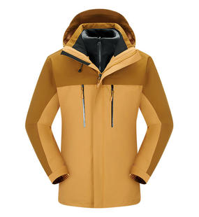 Three-in-one protective couple's two-piece jacket