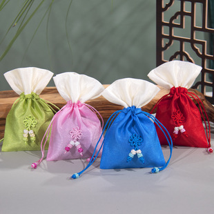 Korean Style Chinese Knot Sachet Sachet Empty Bag Dragon Boat Festival Sachet Bag Double-Layer Bundle Pocket Sachet Empty Bag Gift Bag
