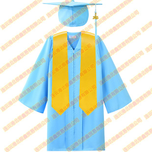 Cross-Border Children's Kindergarten Graduation Dress, Primary School Graduation Photo, Little Doctor Uniform, Kindergarten Degree Clothing Dress