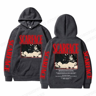 Scarface Hoodies Men Fashion Hoodie Japanese Y2k Fleece Swea