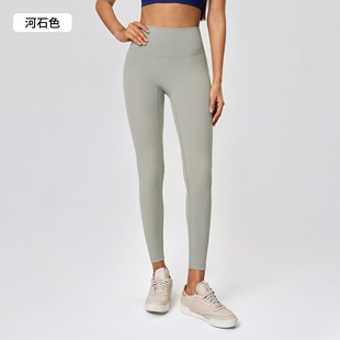 Summer No Embarrassment Line Yoga Pants Hip High Waist Running Sports Fitness Yoga Clothes Thin Women's Outer Wear D19108