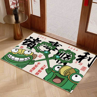 New Style Cute Beast Cartoon Home Non-Slip Mat Household Door Non-Slip Dirt-Resistant Door Mat Entrance Toilet Wear-Resistant Carpet