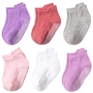 Amazon cross-border best-selling spring and autumn children's non-slip dispensing floor socks foreign trade children's socks wholesale 1-3 years old multi-size