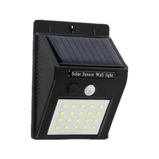 Солнечный перезаряжаемый настенный светильник 20LED индукционный настенный светильник для человеческого тела Открытый водонепроницаемый домашний сад садовый фонарь уличный фонарь