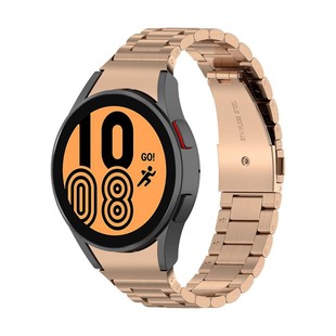 Для Samsung Galaxy watch4Classic Три бусины Ремешок из нержавеющей стали часы 4 Специальный интерфейс Браслет