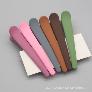 Korean ins Frosted Big Duck Clip Face Wash Mask Bangs Clip Japanese and Korean Side Clip Versatile Hairpin Headwear Hair Accessories
