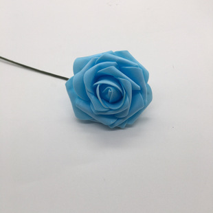 Large Rose Foam Flower Simulation PE Rose Cartoon Flower Bridal Holding Flower 8cm