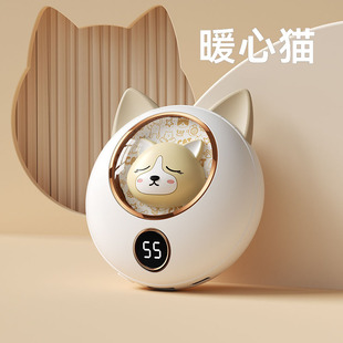 Cross-border cartoon hand warmer Power Bank two-in-one winter electric warm baby girl portable hand warmer artifact