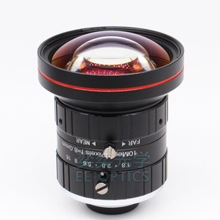 8mm Industrial Camera Lens/c Interface/ 1inch /10MP Distortion-free Machine Detection Visual Industrial Lens