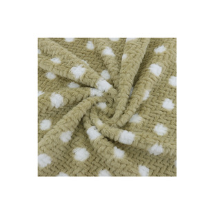 Spot Printing Spray Dot Woven Imitation Rabbit Plush Home Textile Hat Shoes Toy Clothing Children's Wear Fabric