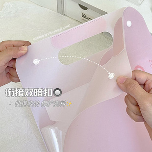 A4 Gradient Organ Bag Multi-layer Portable Folder Student Special Large Capacity Test Paper File Storage Book