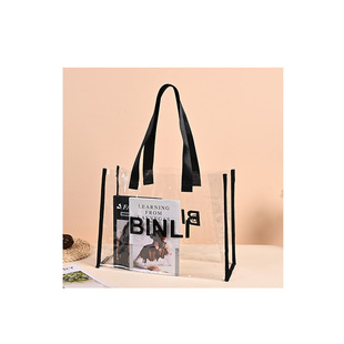 Customized Pvc Handbag, High-End Ins Style Gift Bag, Large Capacity Shopping Bag, Transparent Plastic Bag, Customized Logo