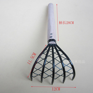 Five-claw Rake, Five-tooth Rake Claw, Loose Soil Tool, Seafood Picking, Farm Tools, Beach Digging Seafood, Gardening Rake to Catch the Sea