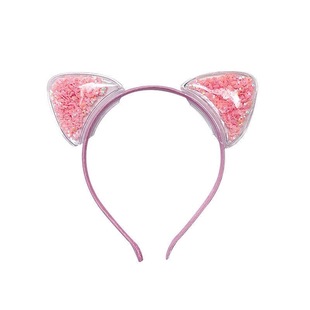 Children's Tassel Hair Hoop Cat Ear Crown Headwear Baby Sell Cute Cartoon Hair Accessories Korean Style Hair Stamp Student Small Gift