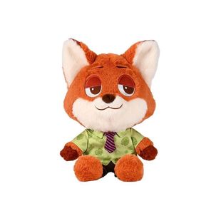 Genuine Zootopia Series Lightning Pendant Doll Judy Nick Fox Plush Doll Gift for Boys and Girls