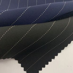 Factory Direct strip white striped women's suit suit uniform fabric dress commuter casual fabric