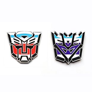 Marvel Hero Cartoon Metal Badge Brooch Transformers Megatron Optimus Prime Pin Bag Clothing Accessories