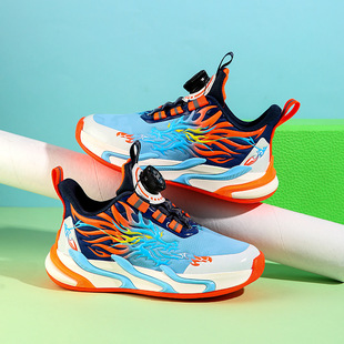 Year of the Snake Limited Boys Shoes Summer 2025 New Breathable Children's sneaker Boys Middle and Big Knob Running Shoes Tide