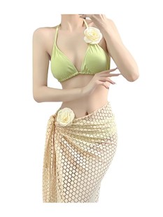 2025 New Bikini Spice Girls Bikini Seaside Holiday Photo Spa Split Sling Three-piece Swimsuit Women