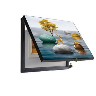 Meter Box Decorative Painting Customized Hydraulic Push-Pull Switch Box to Block Punch-Free Distribution Box Living Room Hanging Painting to Hide the Ugly Box