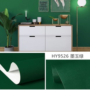 Cross-border custom bedroom renovation plain color self-pasted pvc wallpaper Wall cloth water-proof stickers solid color wallpaper self-adhesive wholesale