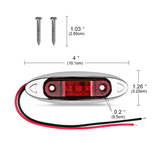 Cross border 3LED piranha car side light truck side light truck signal width light 10-30V ebay hot sale