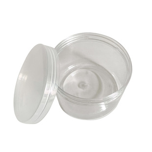 Transparent Round Jewelry Jar Plastic Storage Jar Medicine Bottling Small Jewelry Jewelry Storage Box Hairline Hairpin Jar