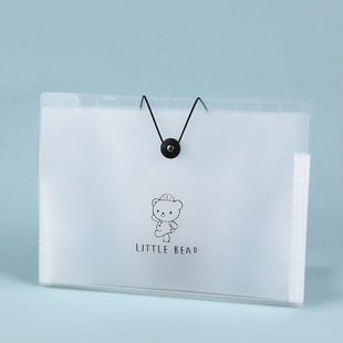 A4 file bag multi-layer organ bag student transparent insert test paper finishing artifact junior high school high school students classification test paper