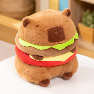 Summer Kapibala Doll Plush Toy Back Turtle Capybara Doll Doll Ugly Cute Doll Birthday Gift Girl