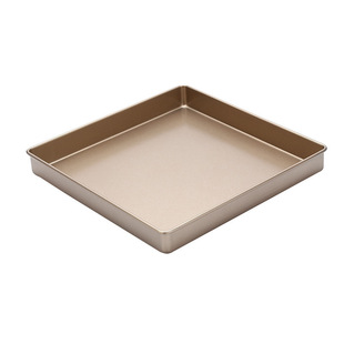 Factory direct supply household kitchen supplies baking tools 11 inch square baking tray carbon steel non-stick cake mold