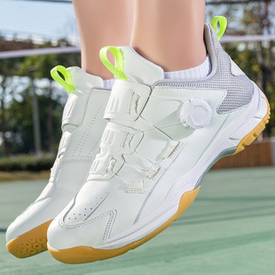 2025 new professional badminton shoes cross-border in stock table tennis training shoes non-slip tendon bottom tennis sneaker