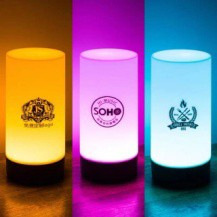 Bar led rechargeable table lamp clear bar KTV cafe restaurant desktop decoration atmosphere lamp creative luminous table lamp
