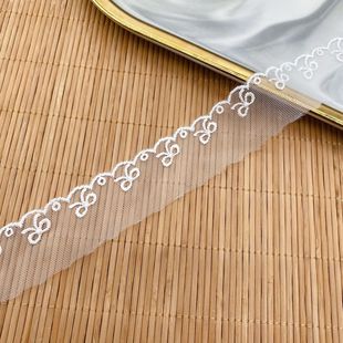 Lolita lace styling yarn mesh embroidery small bow jewelry lace children's accessories lace mesh lace