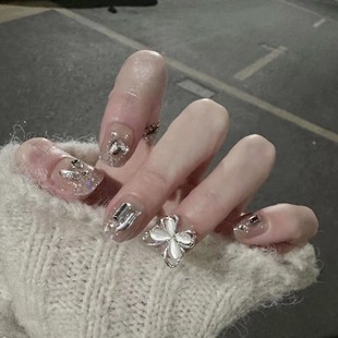 Wearing armor wholesale pure want nail art hot girl flash wearable mage nail patch student high color value armor