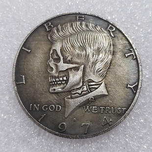 Antique crafts brass silver plated old silver dollar silver round wholesale #796