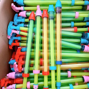 Children's toy water gun drawable water gun drifting water pumping stall water play toy double hole water gun
