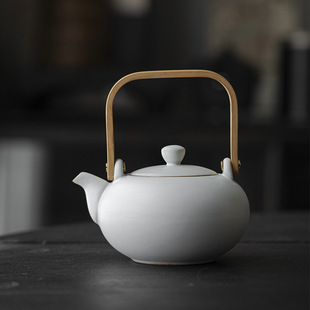 Caomu Temple Ceramic Beam Pot Tea Boiling Teapot Household Candle Warm Tea Stove Heat Preservation Furnace Encirclement Furnace Tea Boiler