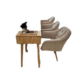 Internet Celebrated Multifunctional Solid Wood Nail Art Table Small and Medium-sized Nail Art Table and Chair Nail Art Shop Inlaid Vacuum Cleaner Workbench