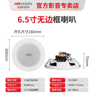 Ceiling Audio Amplifier Set with Bluetooth Embedded Speaker Shop Background Music Ceiling Speaker