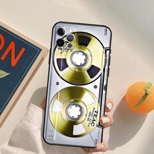 For Apple iPhone16Pro Max phone case retro tape phone case generation hair color painting anti-drop Huawei