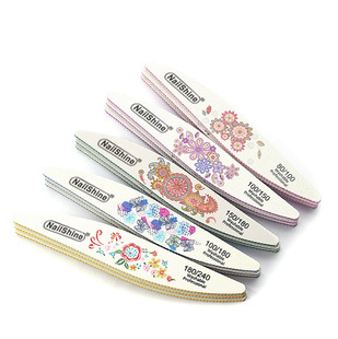 South Korea Willow nail file spot wholesale polishing strip pure white sandpaper nail tools eva practice rub