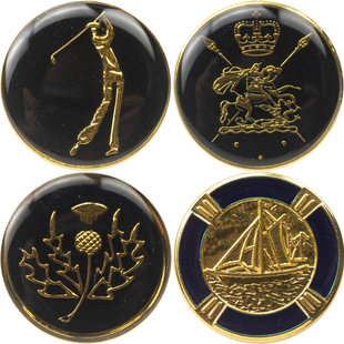 Golden dispensing Camellia Japanese JK uniform suit metal high leg button college style school uniform Knight Crown buckle